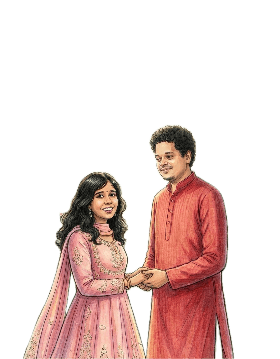 Haricharan and Pooja